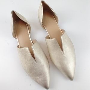 Vince Gold Darlington Flat Women's Size 7M NWOT